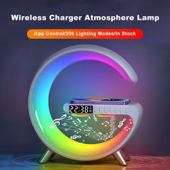 Bluetooth Speaker Wireless Charger Lamp